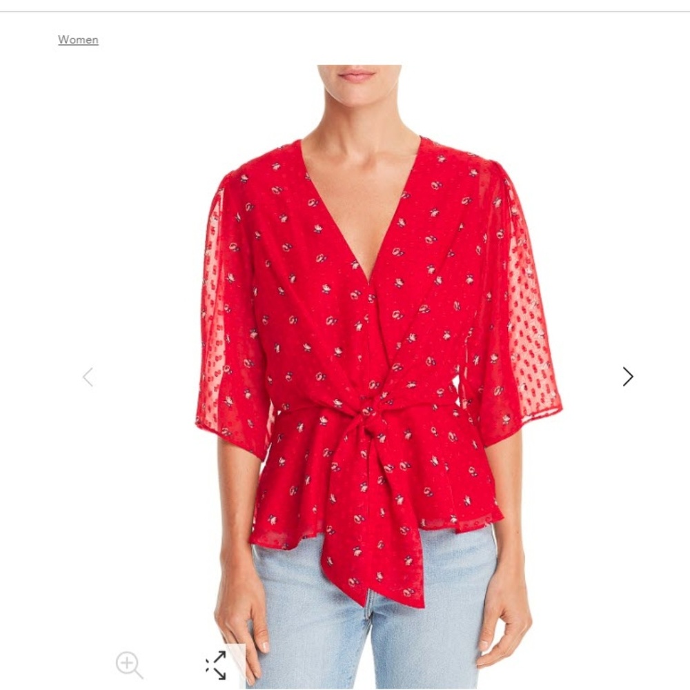 Size Small Wayf Amora Red Top Bloomingdales